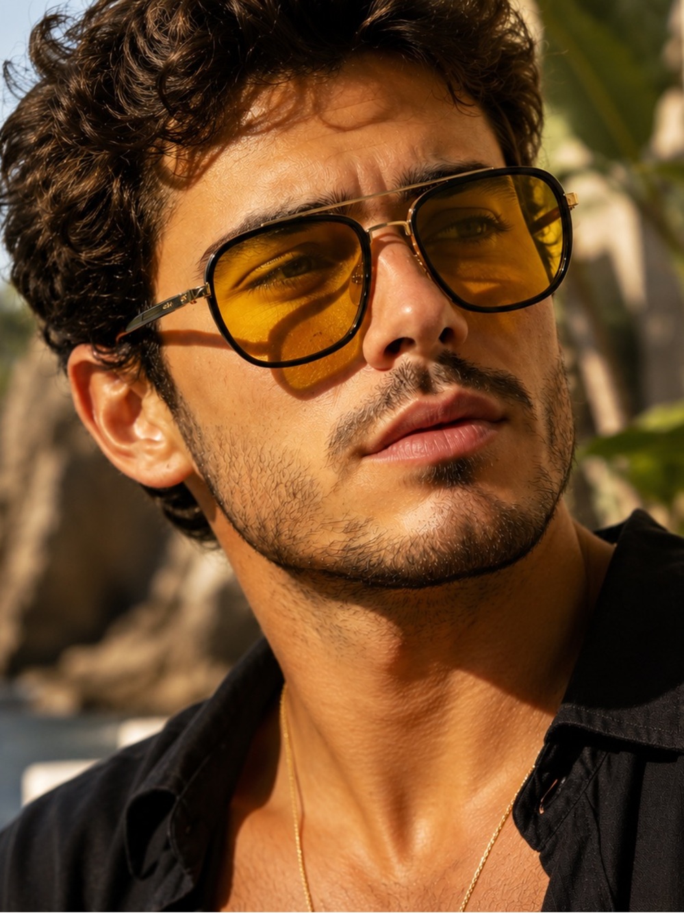 Kimoa Daytona55 Yellow Lens Glasses